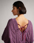 GAIAA-Knitwear-Simple, casual, and comfy … not where GAIAA is concerned. While this bobble knit jumper retains all the classic features that we've come to know and love, ensuring comfort and cosiness at all times, this piece adds a modern-day twist. Part of the MIB collection, the wide neck and low back, complete with bow detailing, adds a little twist to elevate those casual daytime looks. Ted Baker MIB collection Wide v neck Deep back Back ribbon detail Oversized sleeves Ribbed cuffs Our model is 5'9"/
